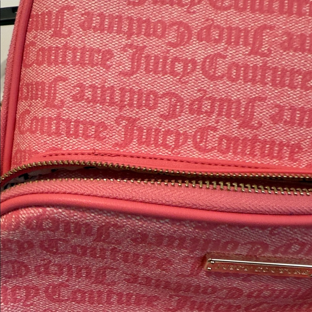 Juicy Couture Pink Kids Backpack with Sparkly Bear Charm - Picture 6 of 15